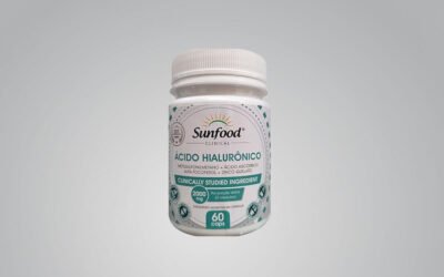 ÁCIDO HIALURÔNICO + MSM + VITAMINA C + VITAMINA E + ZINCO QUELATO 2000 MG SUNFOOD 60 CÁPSULAS KIT 3 UNIDADES