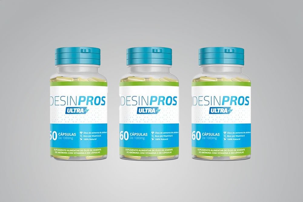 KIT 3 POTES DESINPROS SUPLEMENTOS NUTRICIONAIS PARA HOMENS