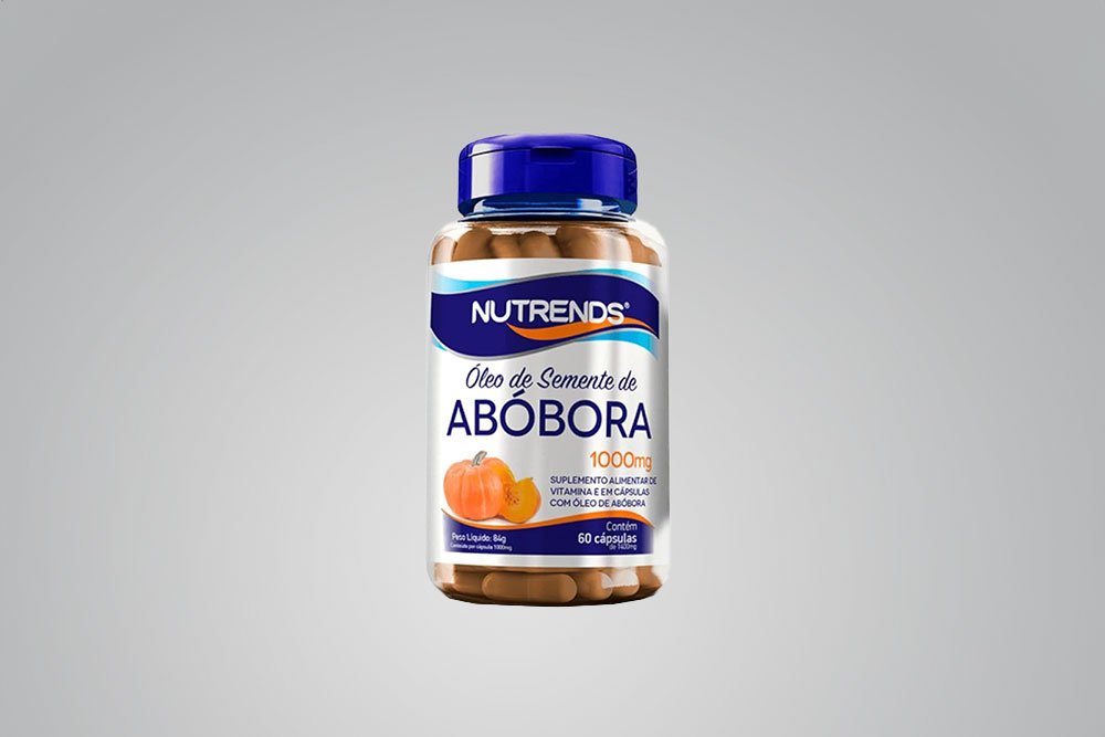 ÓLEO DE SEMENTE DE ABÓBORA 60 CÁPSULAS, NUTRENDS